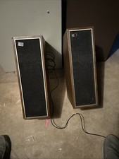Pair of Admiral Tunnel Reflex - Vintage Bookshelf Speaker Untested
