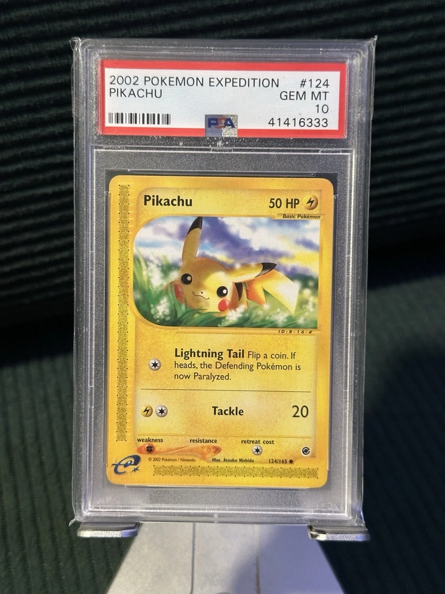 Pikachu Pokémon TCG Grade 10 Common Individual Collectible Card