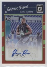 2016 Donruss Optic Red Signatures 44/50 Jarran Reed #120 Auto 0b2