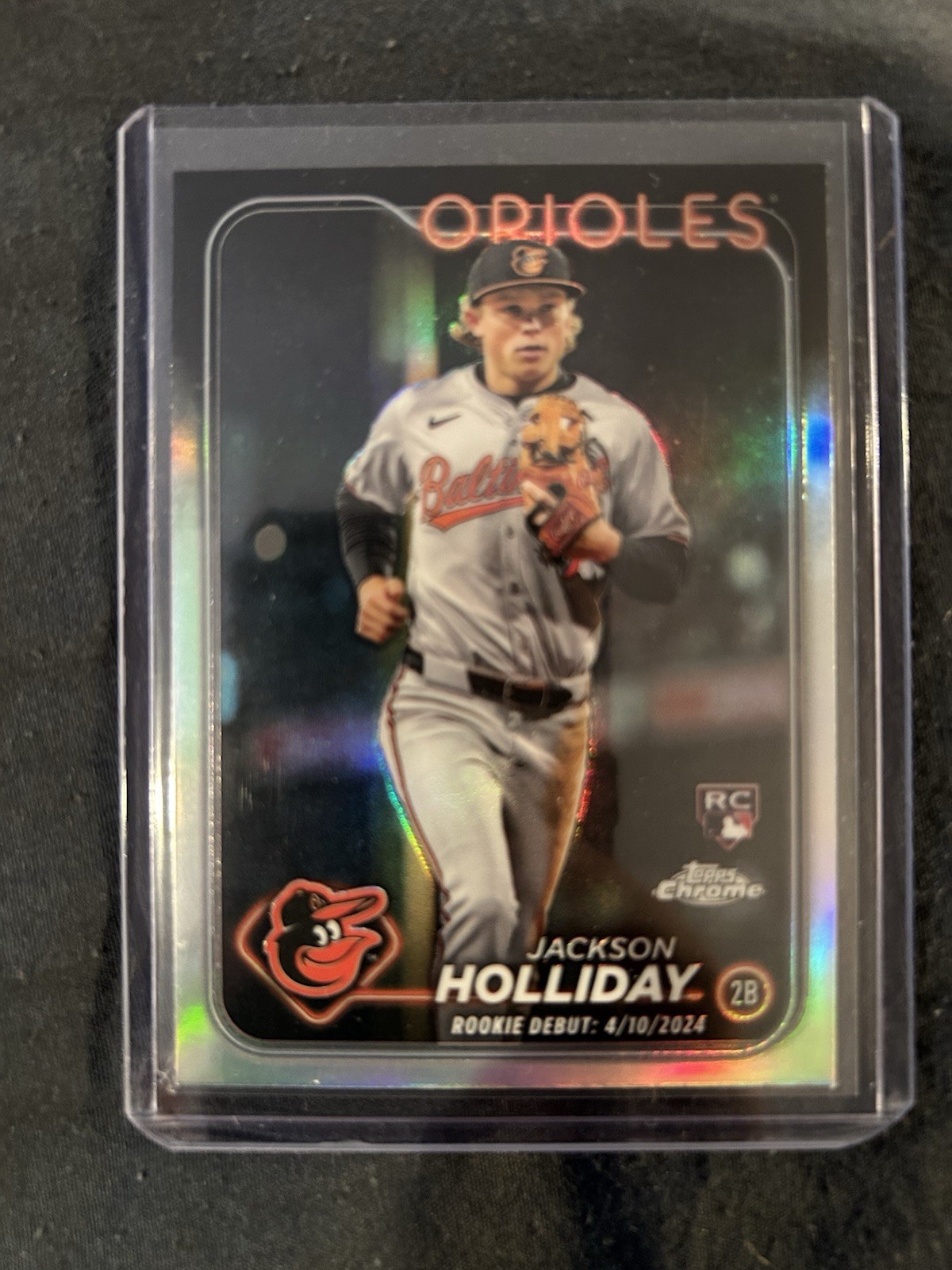 Topps 2024 Chrome Update Jackson Holliday Rookie Refractor Orioles #USC89