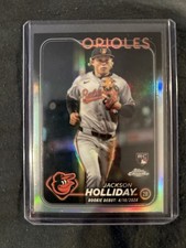Topps 2024 Chrome Update Jackson Holliday Rookie Refractor Orioles #USC89