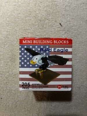 Mini Building Blocks American Bald Eagle 207 pieces