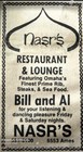 Omaha Ne. Matchbook NASR’S RESTAURANT 65th & Ames — photo 3