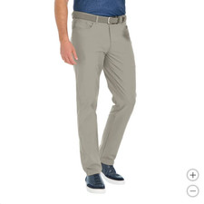 Greg Norman Men's 5 Pocket Pant, Gray Size 32x30