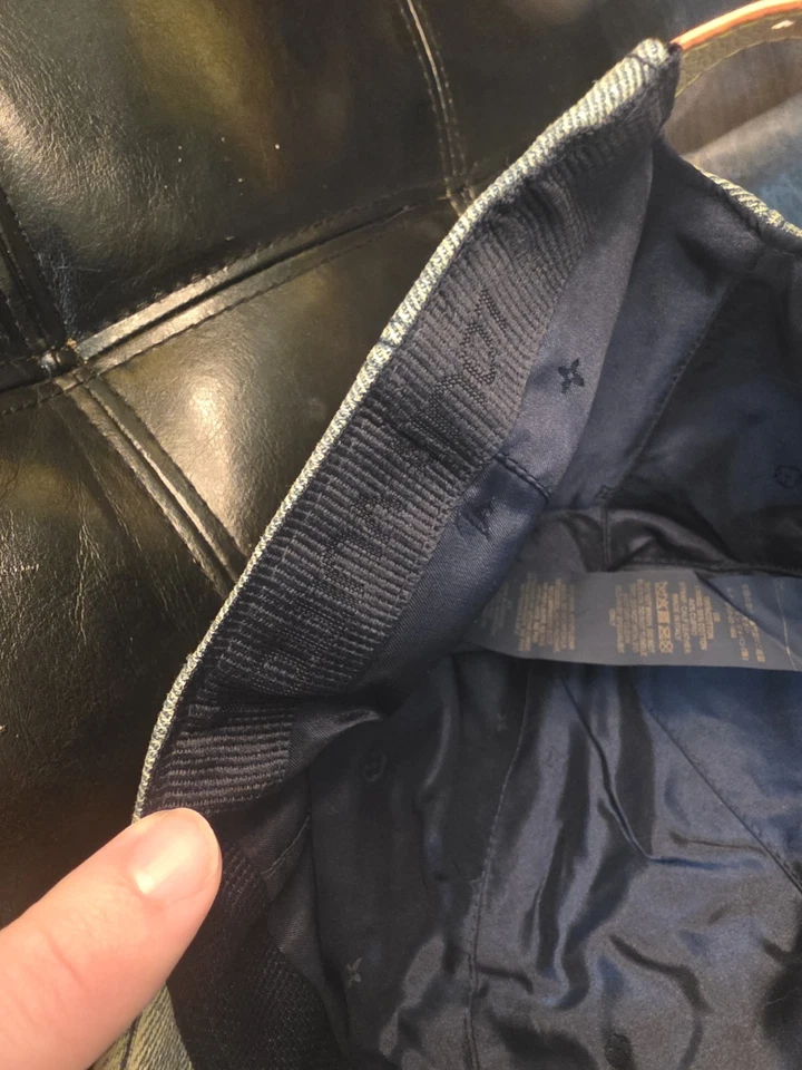 Louis Vuitton Blue Denim Baseball Cap with LV Monogram - Image 4 of 4