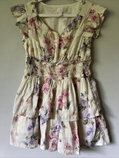 Girls Gap X Love Shack Fancy Floral Flutter Sleeve Smocked Dress Size S