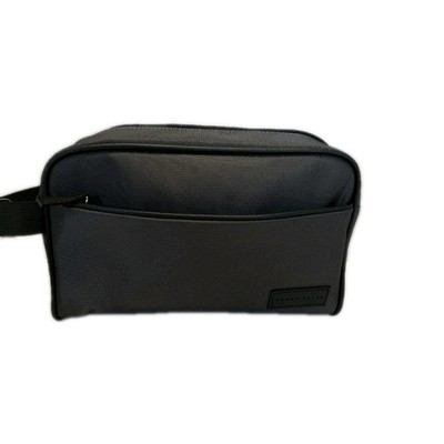 PERRY ELLIS PORTFOLIO Men's Black Travel Kit With Travel Bottle &  Handle New