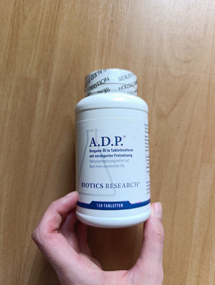 Biotics Research A.D.P. Oregano Öl 200 mg 120 Stk. magensaftresistent MHD 06/26