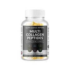 Collagen Peptides pills 1000 mg Hydrolyzed Collagen i, ii,iii,V,X 120 capsules