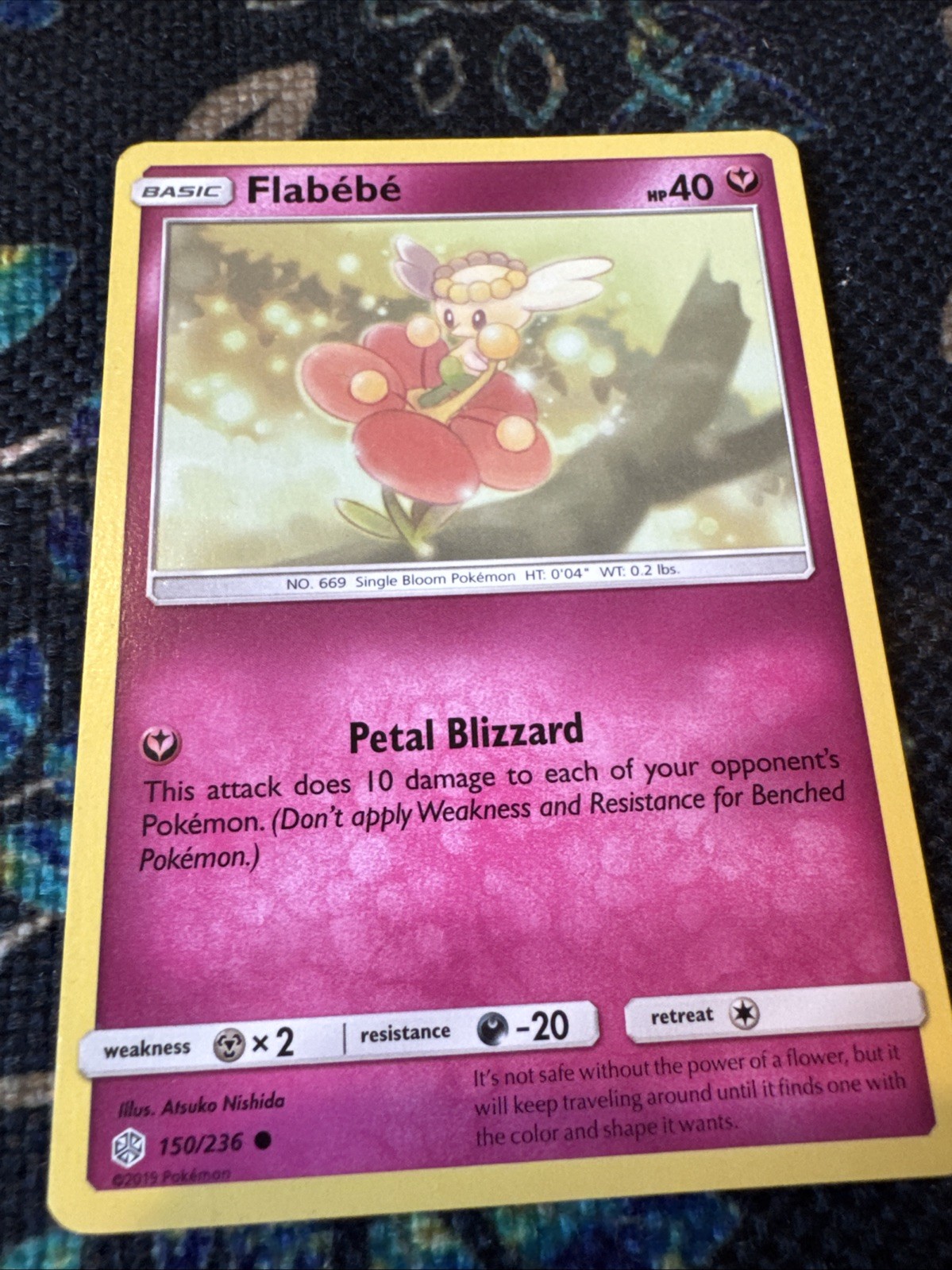 Pokémon TCG Flabebe Sun & Moon Cosmic Eclipse 150/236 B9036