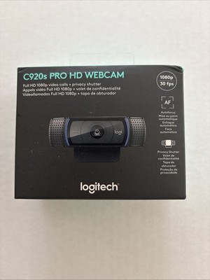 LOGITECH C920s PRO Full HD Webcam 1080p 30 fps Black 960-001257 NIOB