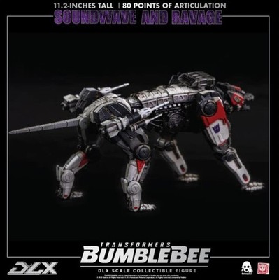 Transformers Bumblebee Movie DLX Soundwave and Ravage Action