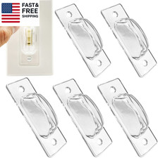 Light Switch Guard, 6 Pack, Clear Light Switch Lock, Child Proof Light Switch Co