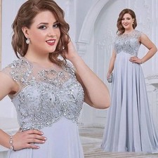 Elegant Beaded Mother Of The Bride Dresses Plus Size A Line Wedding Party Gowns