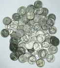 LOT OF 75 PRE-1965 SILVER WASHINGTON QUARTERS! MARVELOUS U.S. COINS! NR #G2124