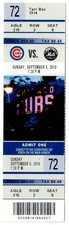 2010 CHICAGO CUBS vs NEW YORK METS full ticket 9/5/10 RUBEN TEJADA 1st Home Run