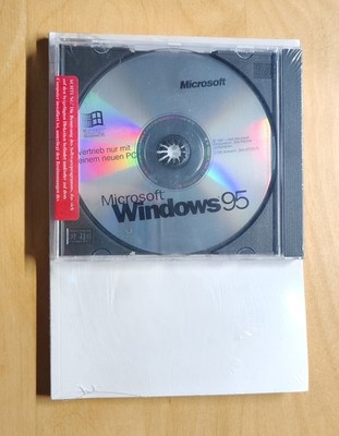 Microsoft Windows 95 CD mit Einführung Original eingeschweißt NEU