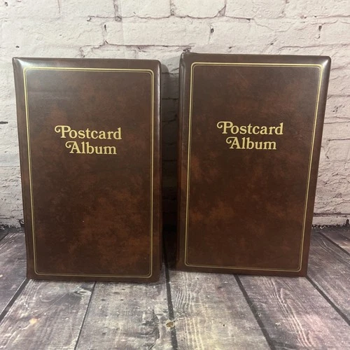 Set Of 2 - Postcard Albums Cushy 23 Pages Empty