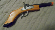Vintage Replicas by Parris toy cap gun5891 wood Metal Double Barrel Works USA