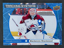 2025-26 Upper Deck S/ 1 - Tracking Systems Mackenzie Blackwood #TS-9 Avalanche
