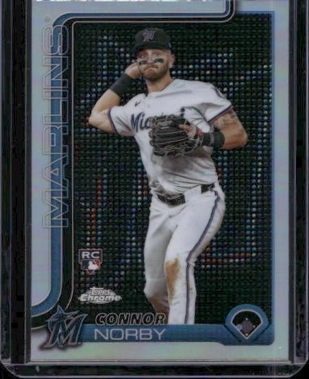 2025 Topps Chrome #199 Connor Norby Lightboard Logo Base Variations