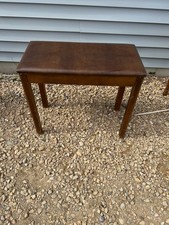 Vintage Organ Bench Measures 25in W x 22in T x 13in D MAKE OFFER 