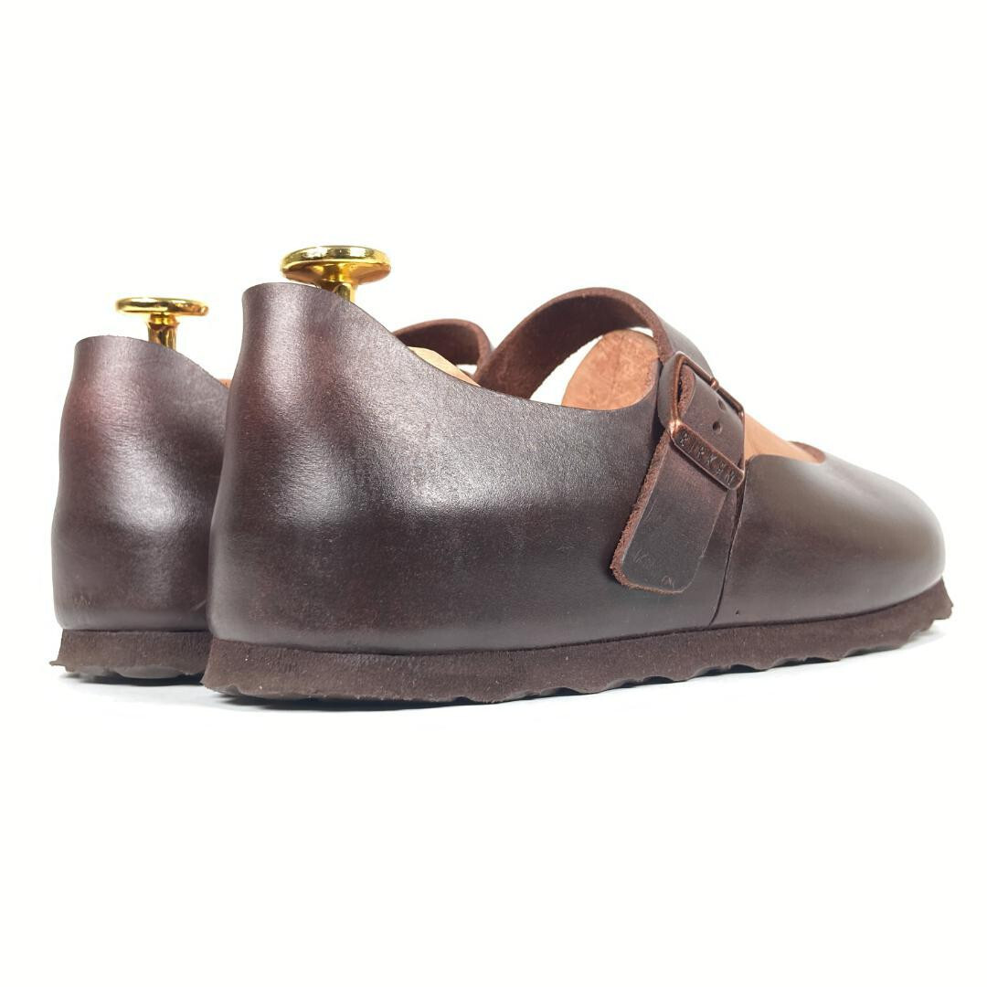 BIRKENSTOCK Mantova Flat Strap Shoes Brown Narrow Size 35 JP