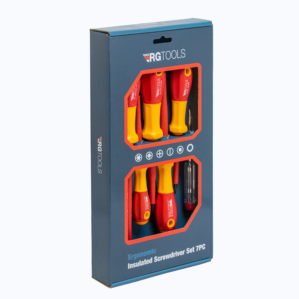 VDE Screwdriver Set 7 Pc RG Tools RG10410