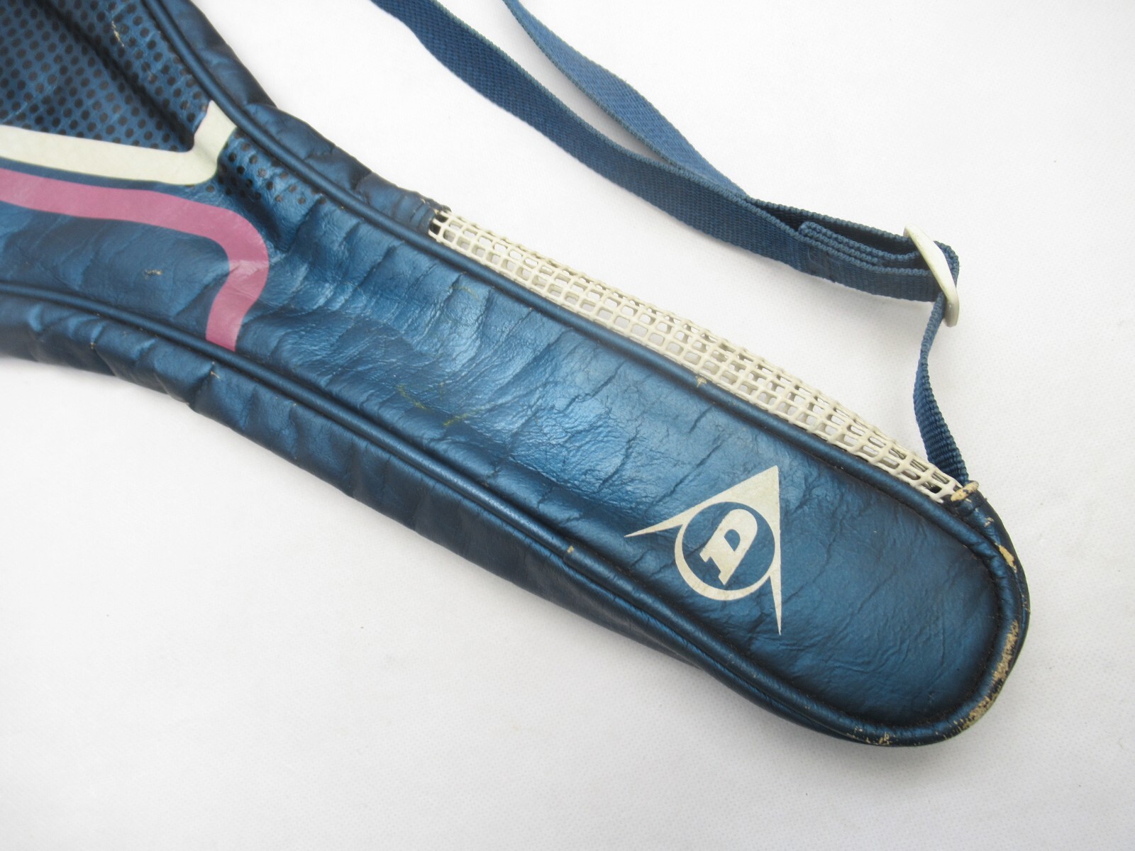 DUNLOP "MAX 500i" SINGLE ZIPPERED TENNIS RACQUET COVER WITH STRAP