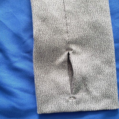 Nike Running Dri-Fit 1/2 Zip Pullover Long Sleeve Womens M Gray Thumbholes Run - Picture 7 of 11