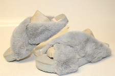TOMS Susie Slippers Womens Size 8 38 Grey Cross Strap Slides Flat Shoes 10016798