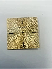 Rare Jaeger LeCoultre Vintage Champagne Engraved Dial 19.62mm x 19.62mm  e11143