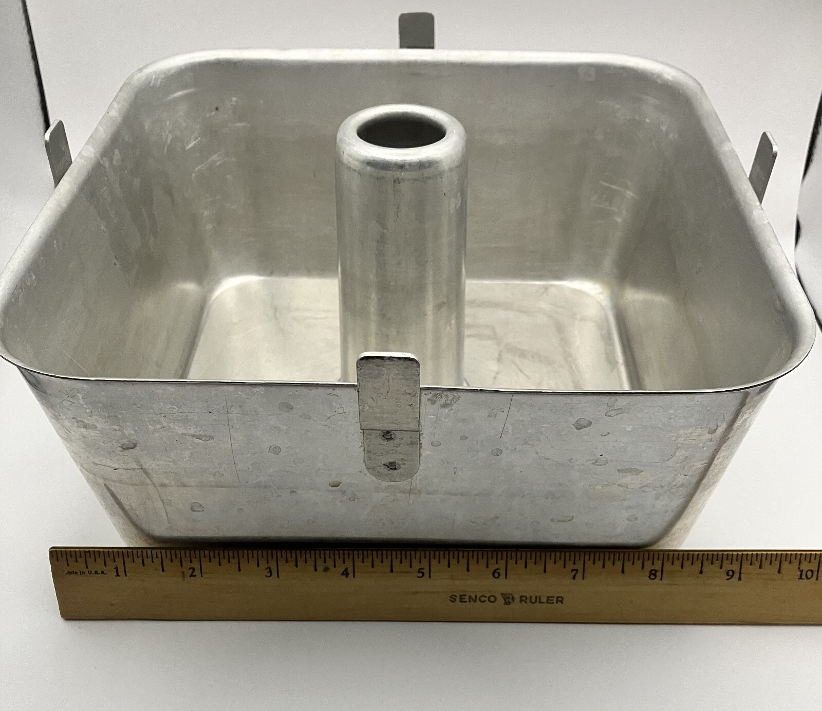 Vintage Square Angel Food Cake Pan. 2 piece. Good Condition. Preowned. Wearever eBay