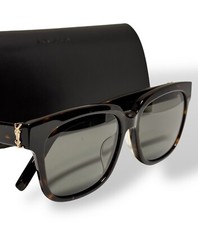 YSL Saint Laurent SL M40/FN 004 Brown Tortoise Gray 55-16mm Women Sunglasses