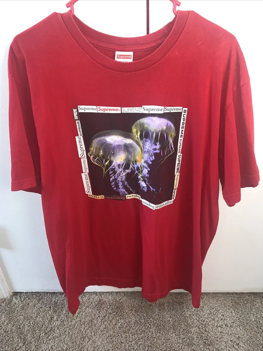 Supreme jellyfish tee clearance red