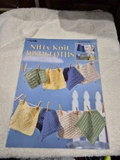 Nifty Knit Dishcloths Pattern Booklet Leisure Arts 3122 - 16 design patterns