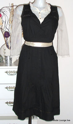 Noa Noa Dress Black River Cotton Black Cotton Basic