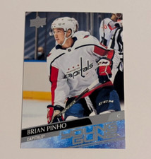 2020-21 Upper Deck Series 2 Hockey #475 Brian Pinho Young Guns Capitals RC