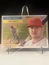 Mike Trout 2021 Topps Series 1 70 Years Of Topps #70YTC-6 Chrome Parallel Angels