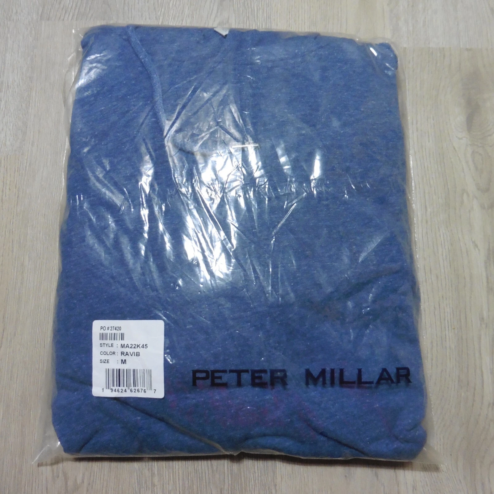 PETER MILLAR Mens M MEDIUM HOODIE LAVA WASH RAVINE BLUE PULLOVER SWEATSHIRT
Opens in a new window or