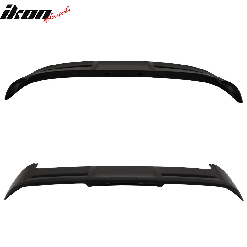 Fits 11-19 Ford Fiesta Hatchback ST Style Rear Roof Spoiler Matte Black ABS Wing - Image 3 of 4