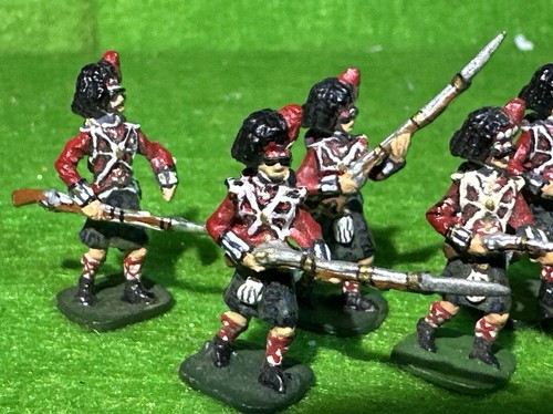 25mm Napoleonic Military Miniatures ~ Scottish Highland Regt~ Pro-Painted Metal - Picture 3 of 7