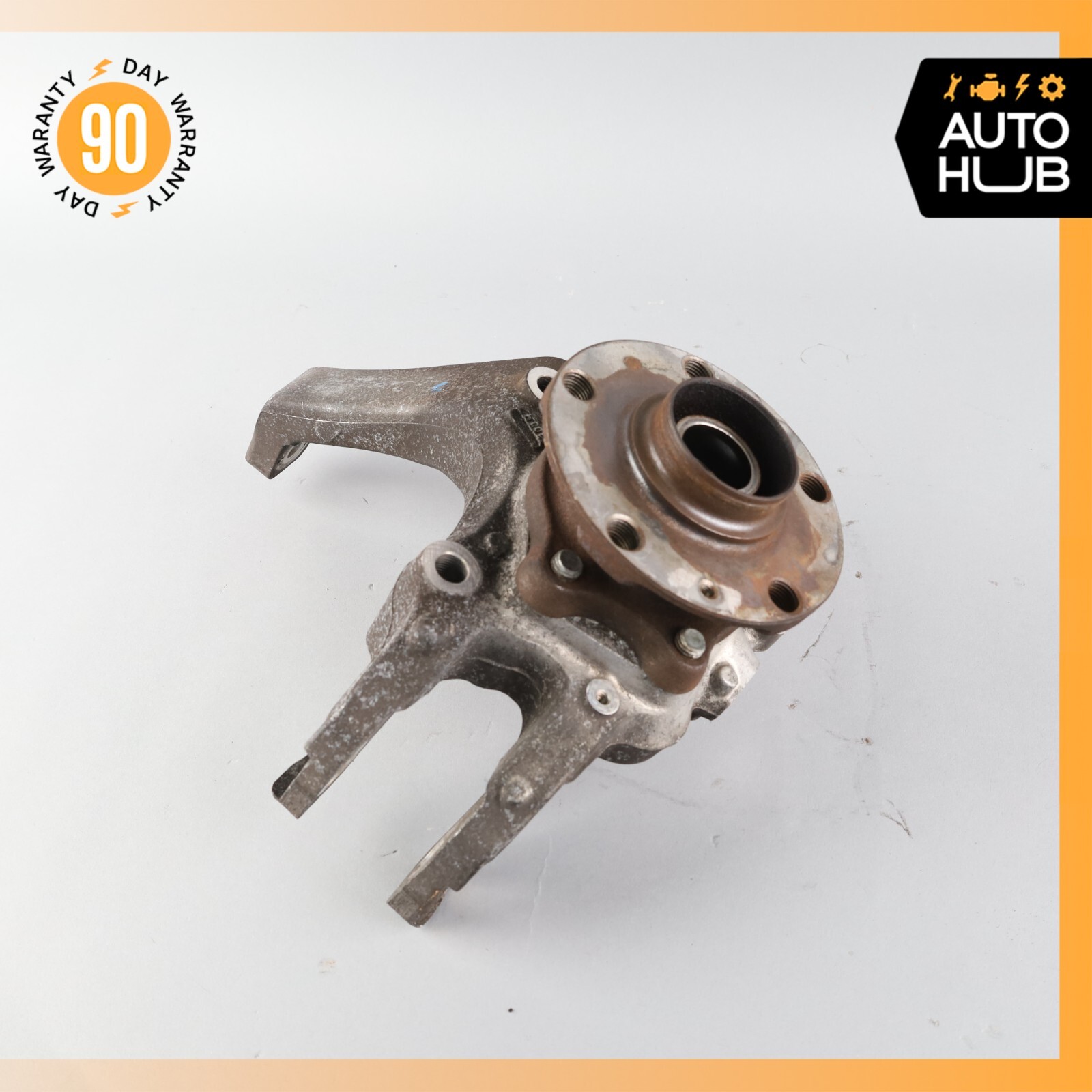 03-13 Bentley Continental Flying Spur Rear Left Side Spindle Knuckle Hub OEM 58k