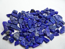 Loose Natural Lapis Stone Beads Chips 5-15mm long Smooth A852 DNG