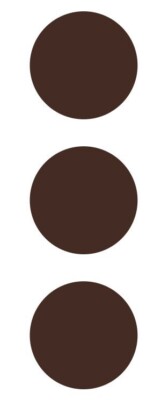 2.5'' Brown Round Label Dots Stickers Color Coding Inventory 2.5 Inch Dot
