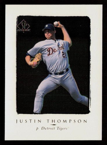 1998 SP Authentic Justin Thompson #88 card