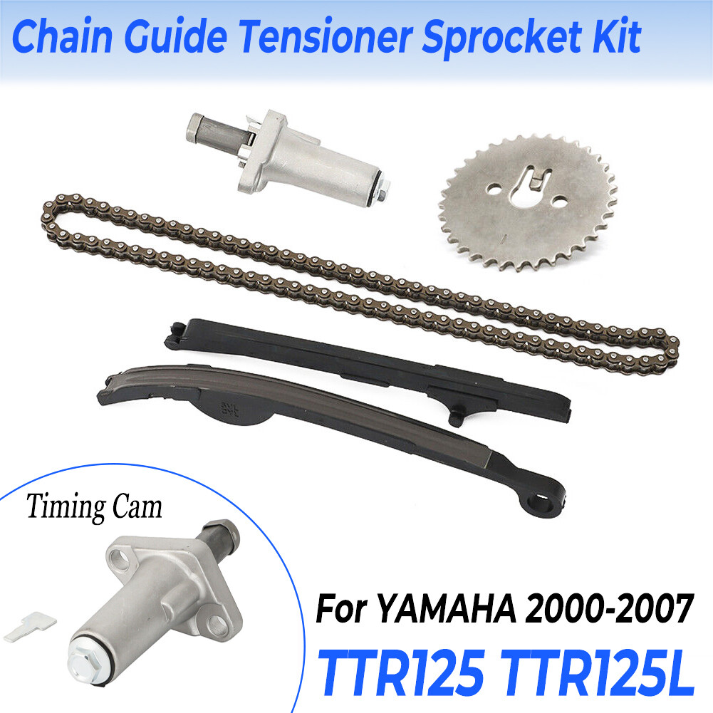 Timing Cam Chain Guide Tensioner Sprocket Kit For 2000-07 YAMAHA TTR125 TTR125L