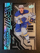 2022-23 Upper Deck SPx Black Obsidian Rookies Jack Quinn RC #/499 Buffalo Sabres