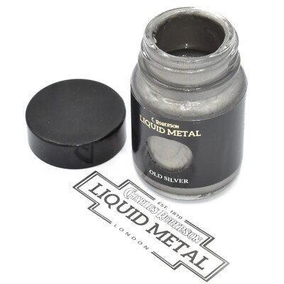 Metall Metallic Lack Old Silver Grey C Roberson & Co LONDON - Liquid Framing