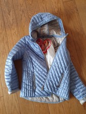 Barbara Lebek Polar Pearls Blue And Silver Jacket . Vegan.